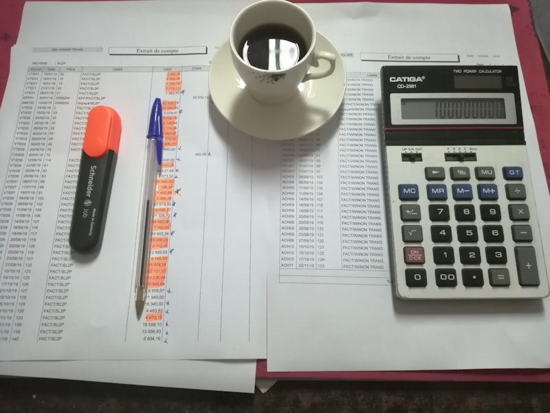 Bookkeeper reviewing financial reports on a laptop