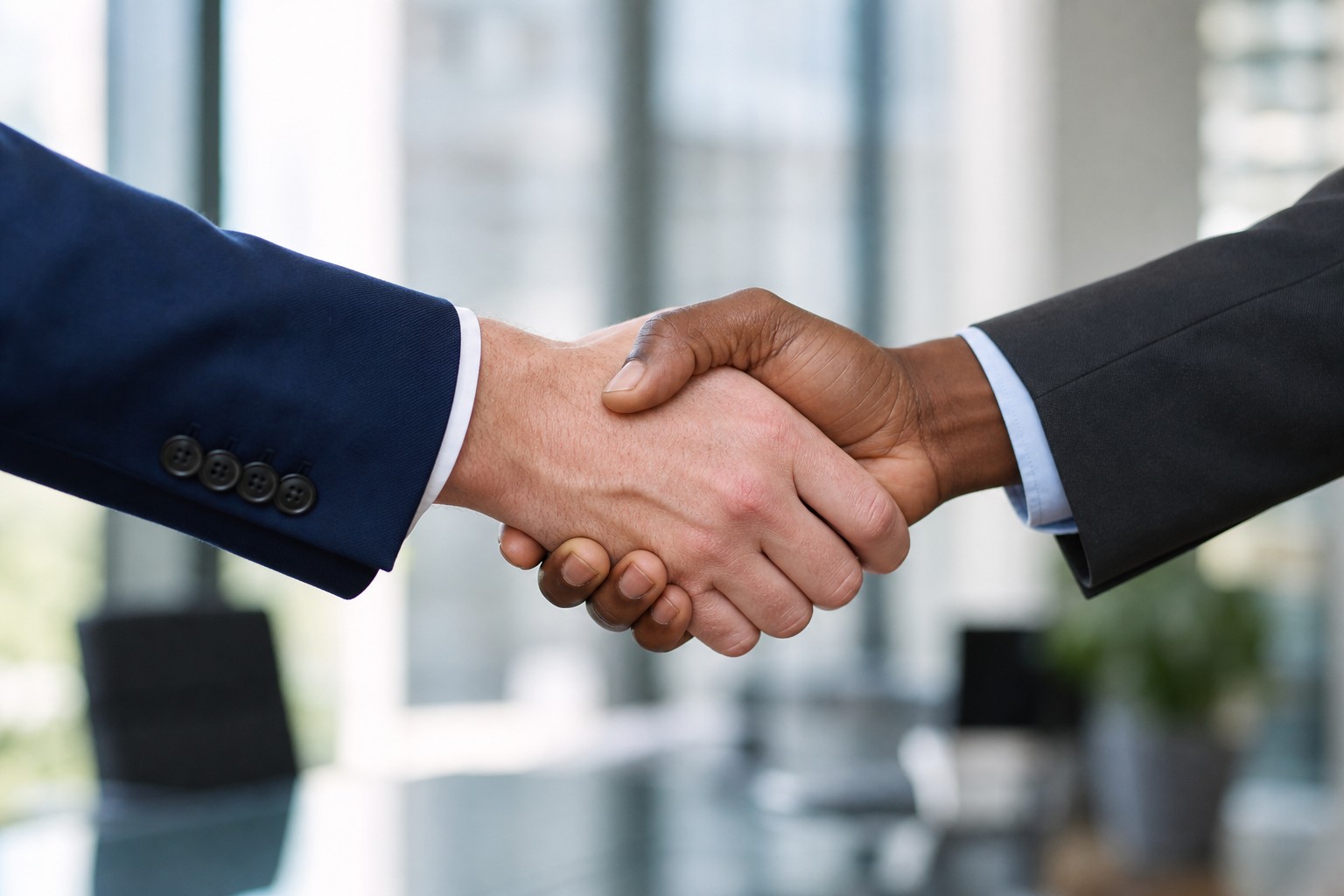 Business professionals meeting